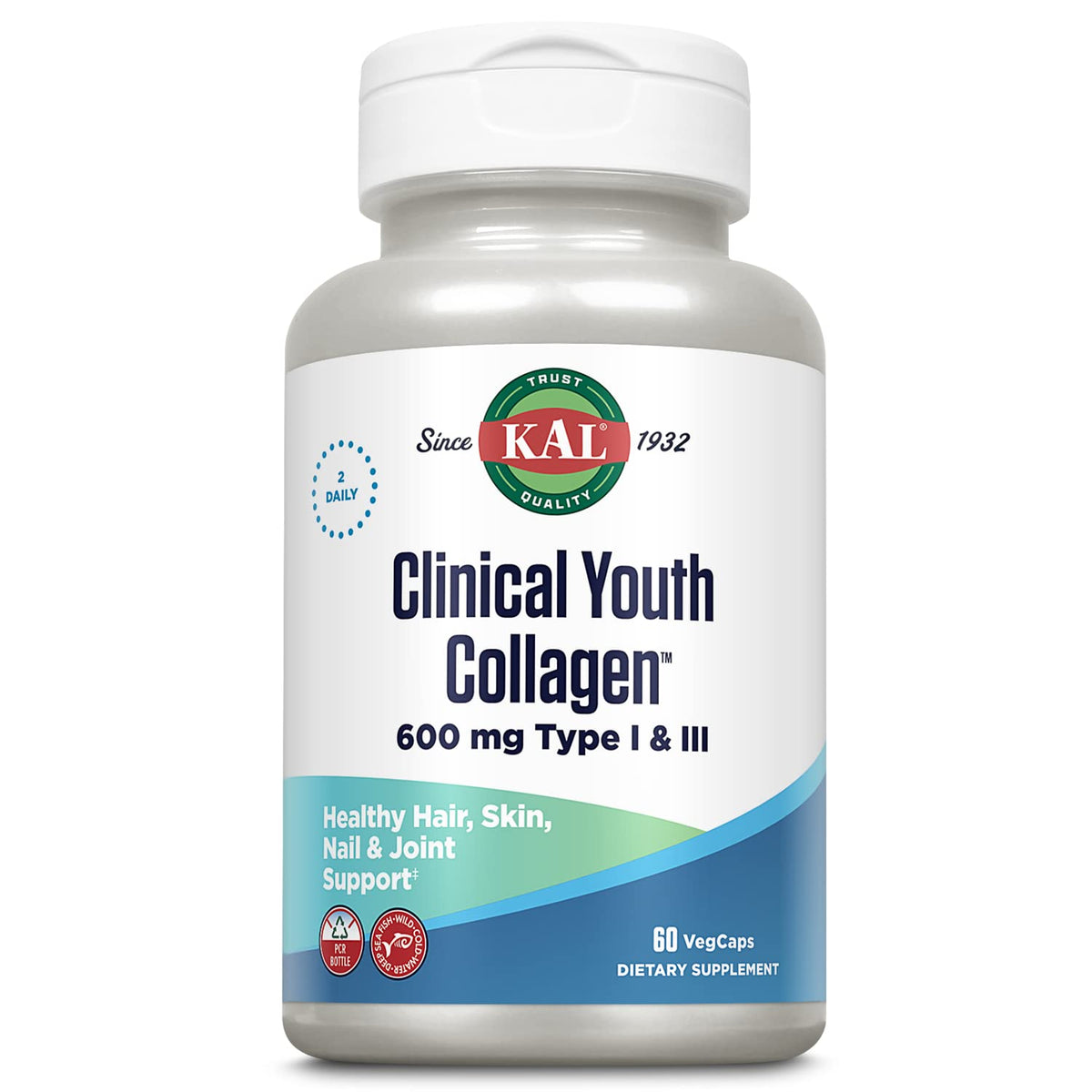 KAL Clinical Youth Collagen Hydrolyzed Marine - 60 Capsules