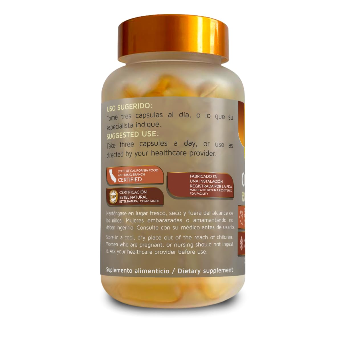 Betel Natural Premium Omega 3 Fish Oil EPA/DHA - 90 Softgels - image 3