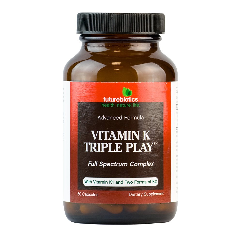 Futurebiotics Vitamin K Triple Play - 60 Capsules