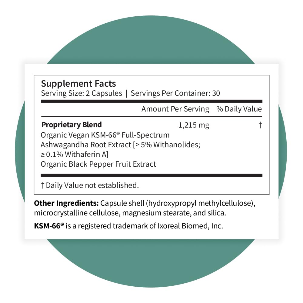 Pattern Wellness Ashwagandha Complex Supplement - 360 Vegan Capsules - image 4