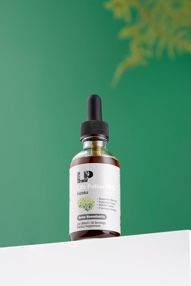 Lives Potions Eureka Focus Brain Supplement Liquid - 2 fl oz - image 5