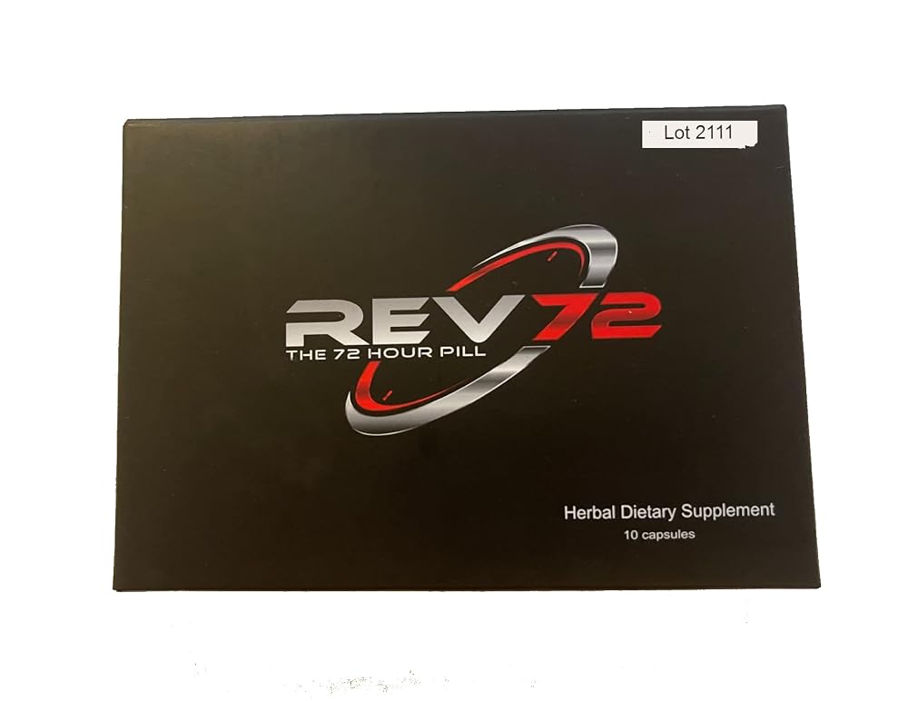 Rev72 XL Natural Male Stimulant - 10 Capsules - image 5