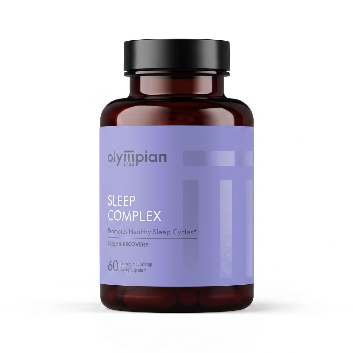 Olympian Labs Rest Easy Melatonin and Herbal Blend for Sleep - 60 Capsules