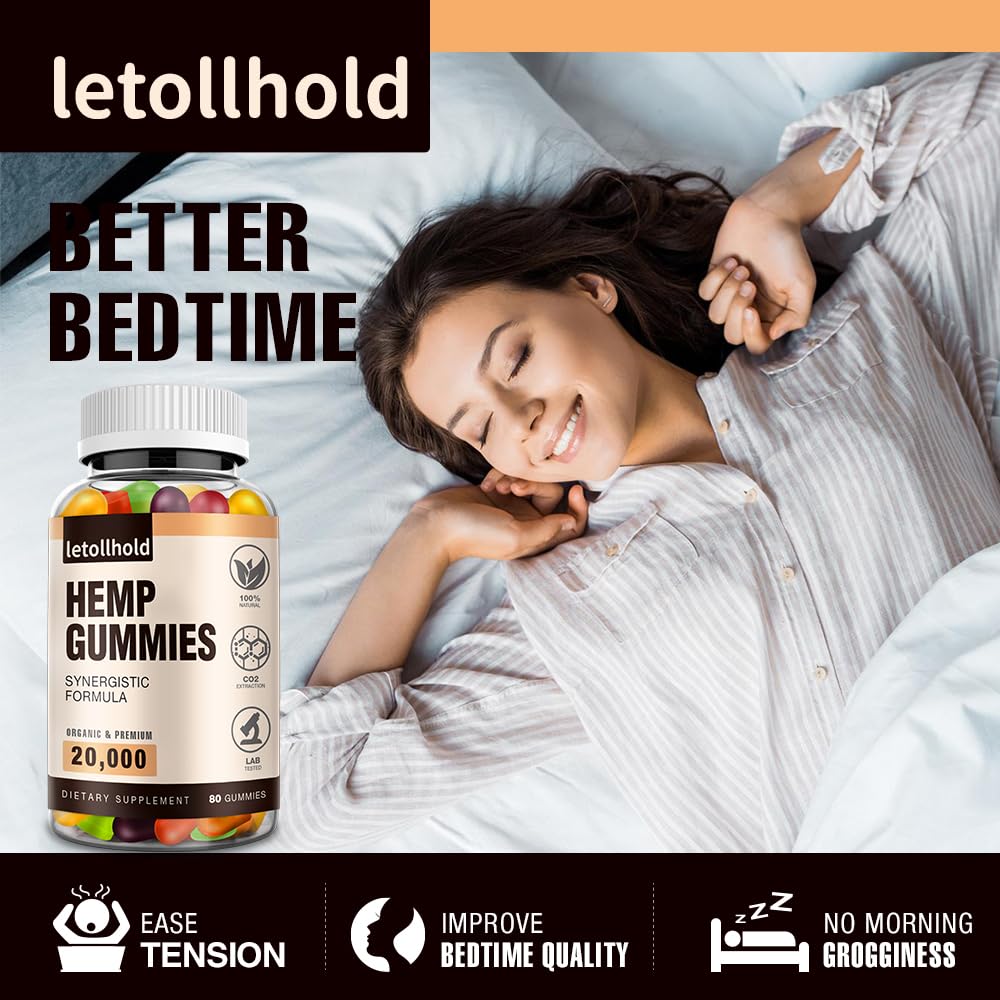 Letollhold Hemp Gummies Advanced Extra Strength - 400 Count - image 4