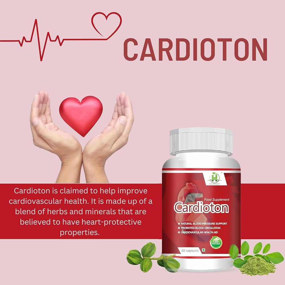 Cardioton Arjuna Extract & Moringa Extract Supplement - 60 Vegetarian Capsules - image 4