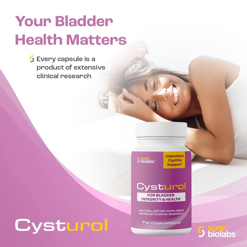 SUNN BIOLABS CYSTUROL Bladder Support Supplement - 60 Capsules - image 7