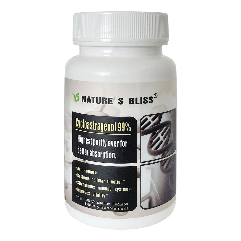 Nature'sbliss DRcaps Cycloastragenol 99%+, Made in USA, 5mg