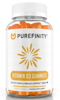 PUREFINITY Vitamin D3 5000 IU Gummies - 60 Veggie Gummies