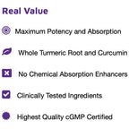 Nuvothera Super-Micronized Turmeric Curcumin Capsules - 120 Capsules - image 9