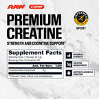 RAW Nutrition Creatine Monohydrate Powder Unflavored - 30 Servings - image 8