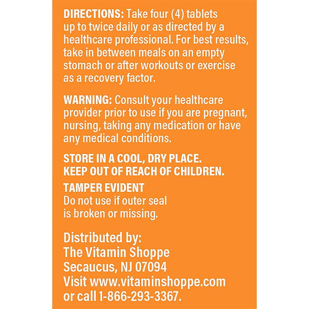 The Vitamin Shoppe Amino Complex - 100 Tablets - image 3
