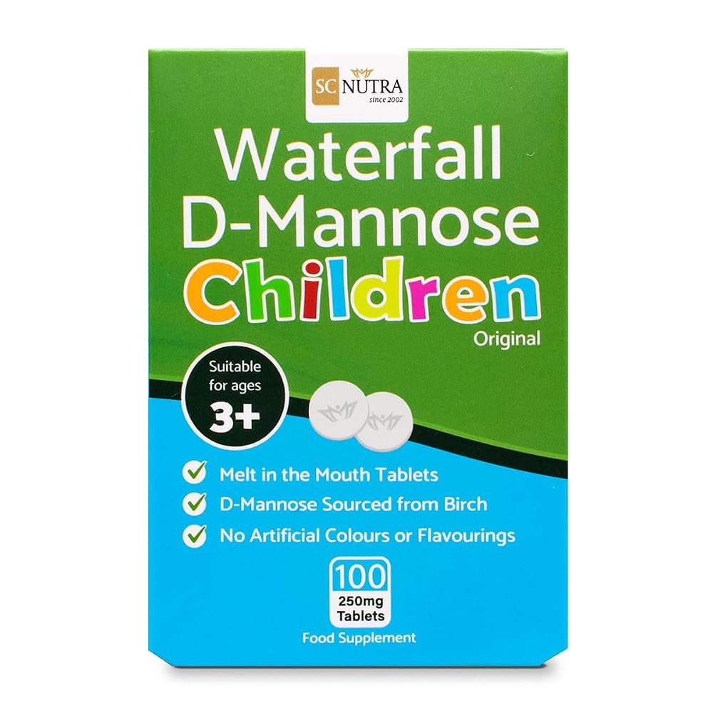 Sweet Cures Waterfall D-Mannose Children Tablets - 100 Count