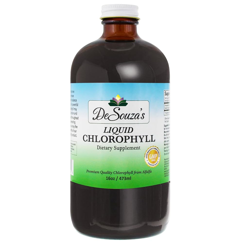 DeSouza's Chlorophyll Liquid Supplement - 16 Fl Oz