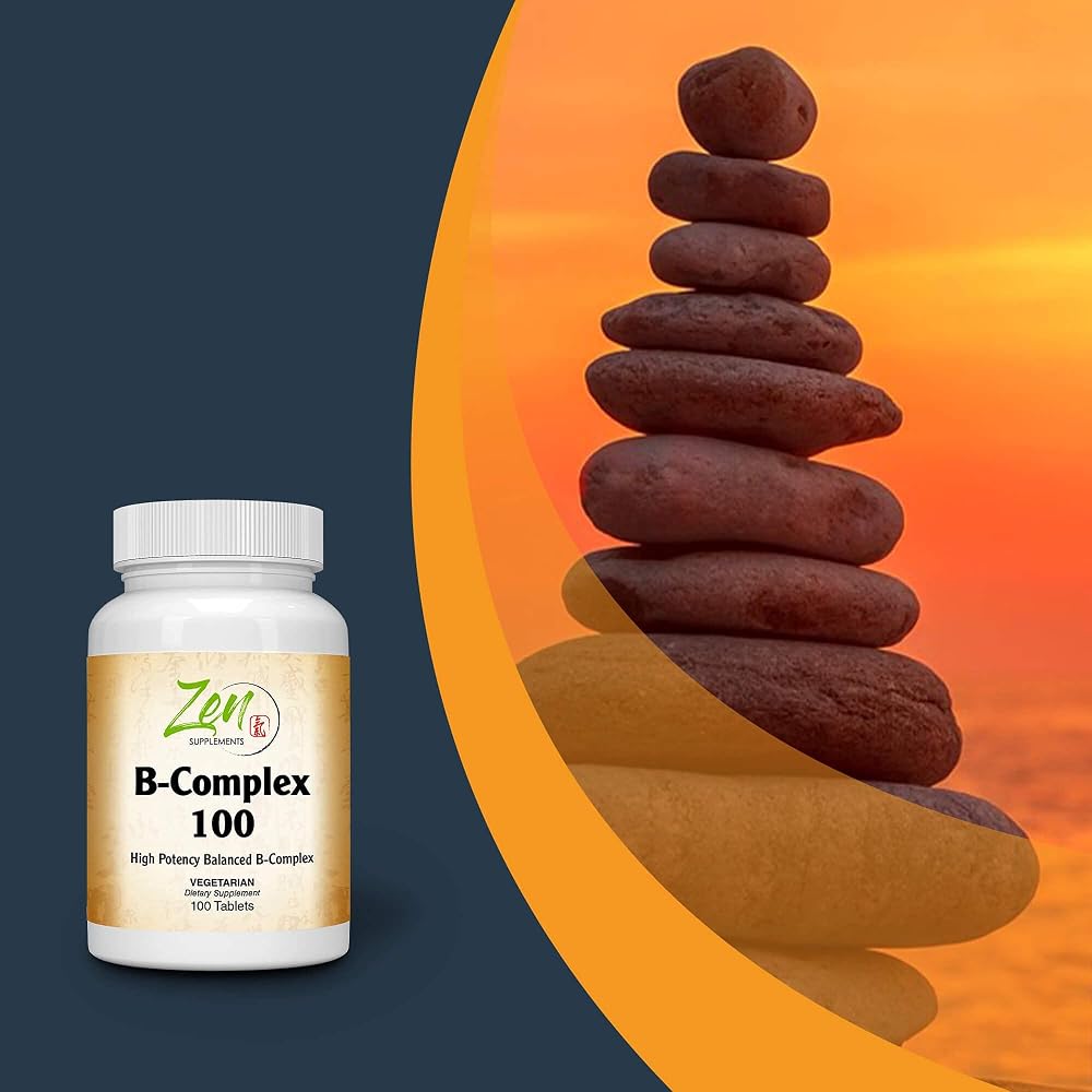 Zen Supplements Advanced B Complex Vitamin - 100 Tablets - image 3