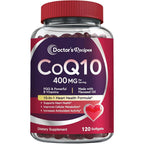 Doctor's Recipes CoQ10 400mg Softgels with PQQ & B-Complex - 120 Softgels