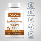 Piping Rock Saccharomyces Boulardii Probiotic 5 Billion CFU - 120 Capsules - image 3