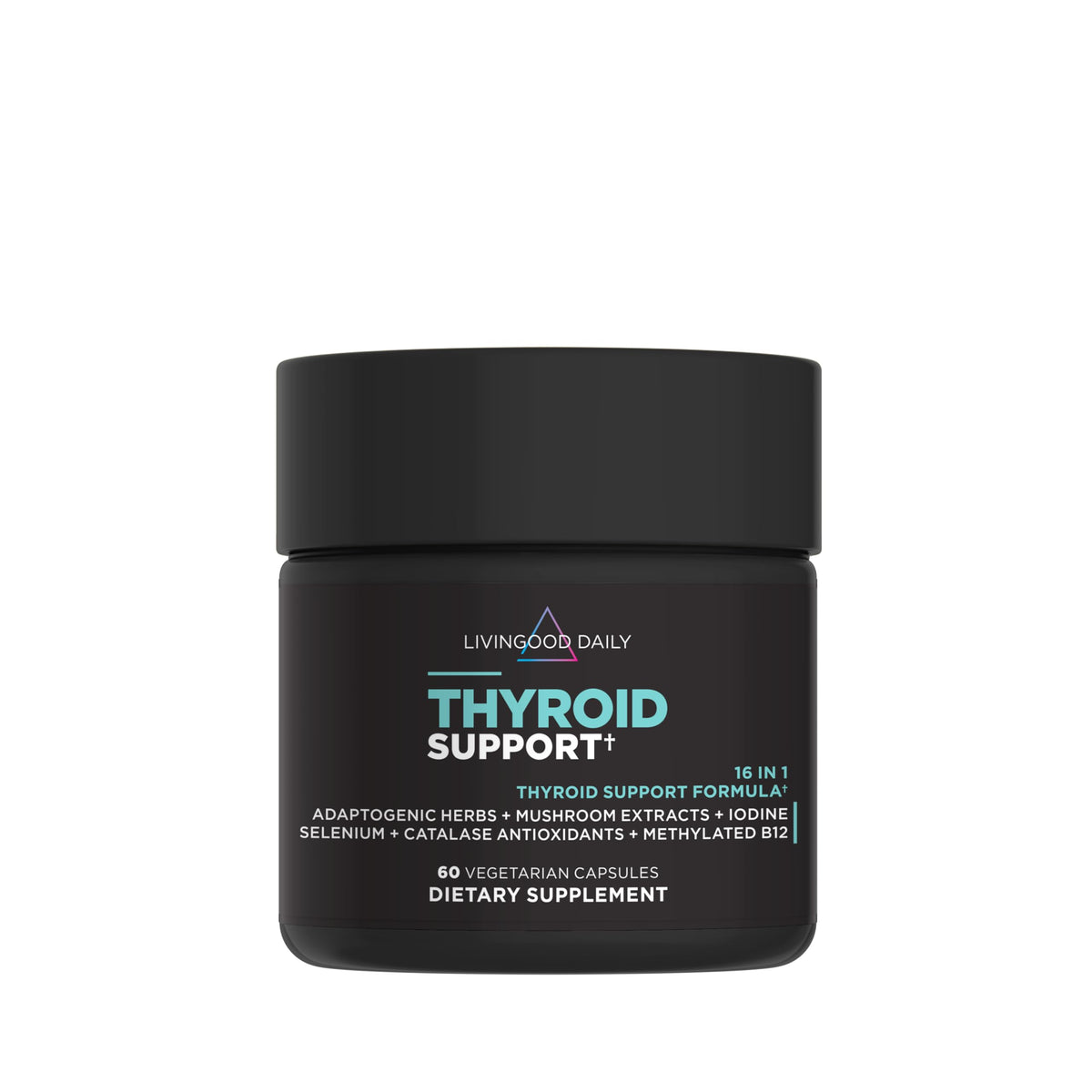 Livingood Daily 16-in-1 Thyroid Support Supplement - 60 Capsules