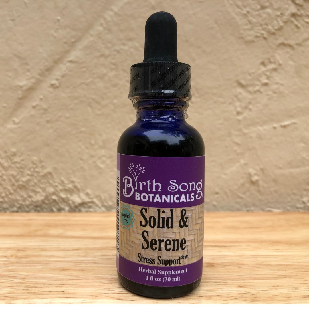 Birth Song Botanicals Solid & Serene Herbal Stress Support Tincture - 1 Fl Oz - image 3