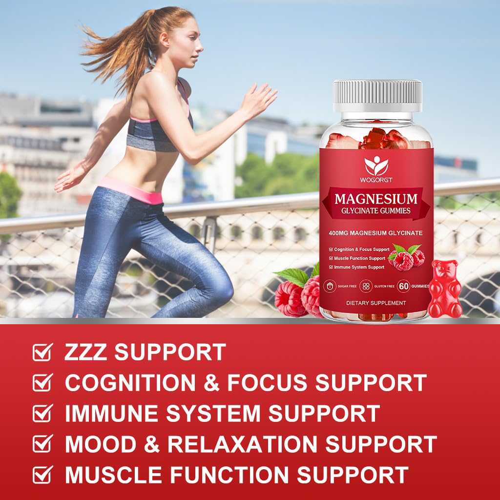 WOGORGT Magnesium Glycinate Gummies Mix