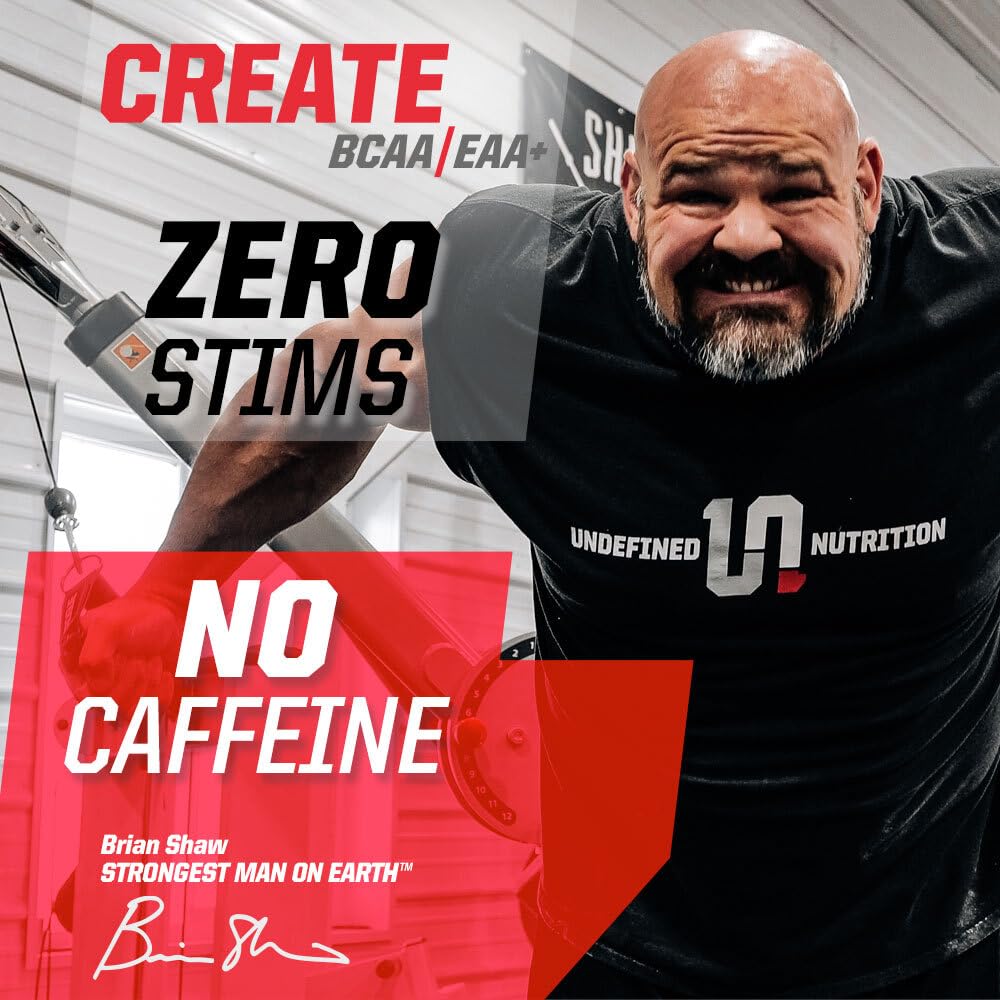 Undefined Nutrition Create BCAA/EAA+ by Brian Shaw -Muscle Recovery