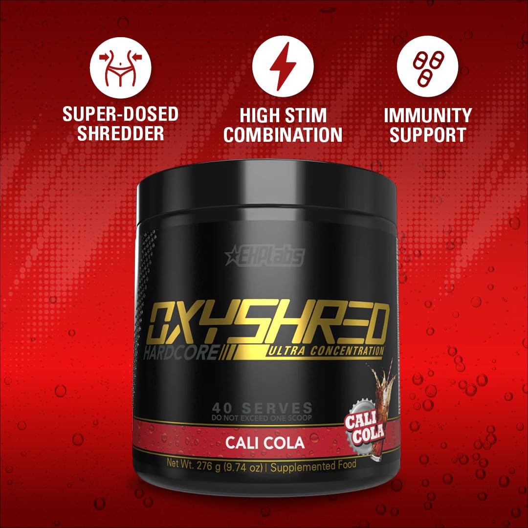 EHP Labs OxyShred Hardcore Pre-Workout Powder - 40 Servings - image 4