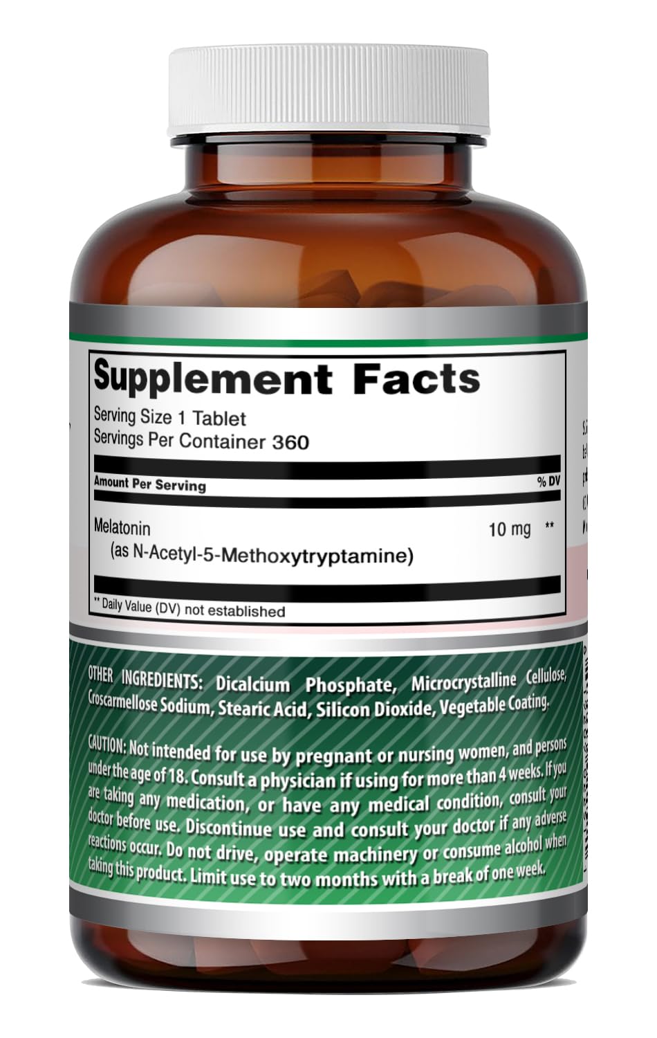 Amazing Formulas Melatonin 10mg Tablets Supplement