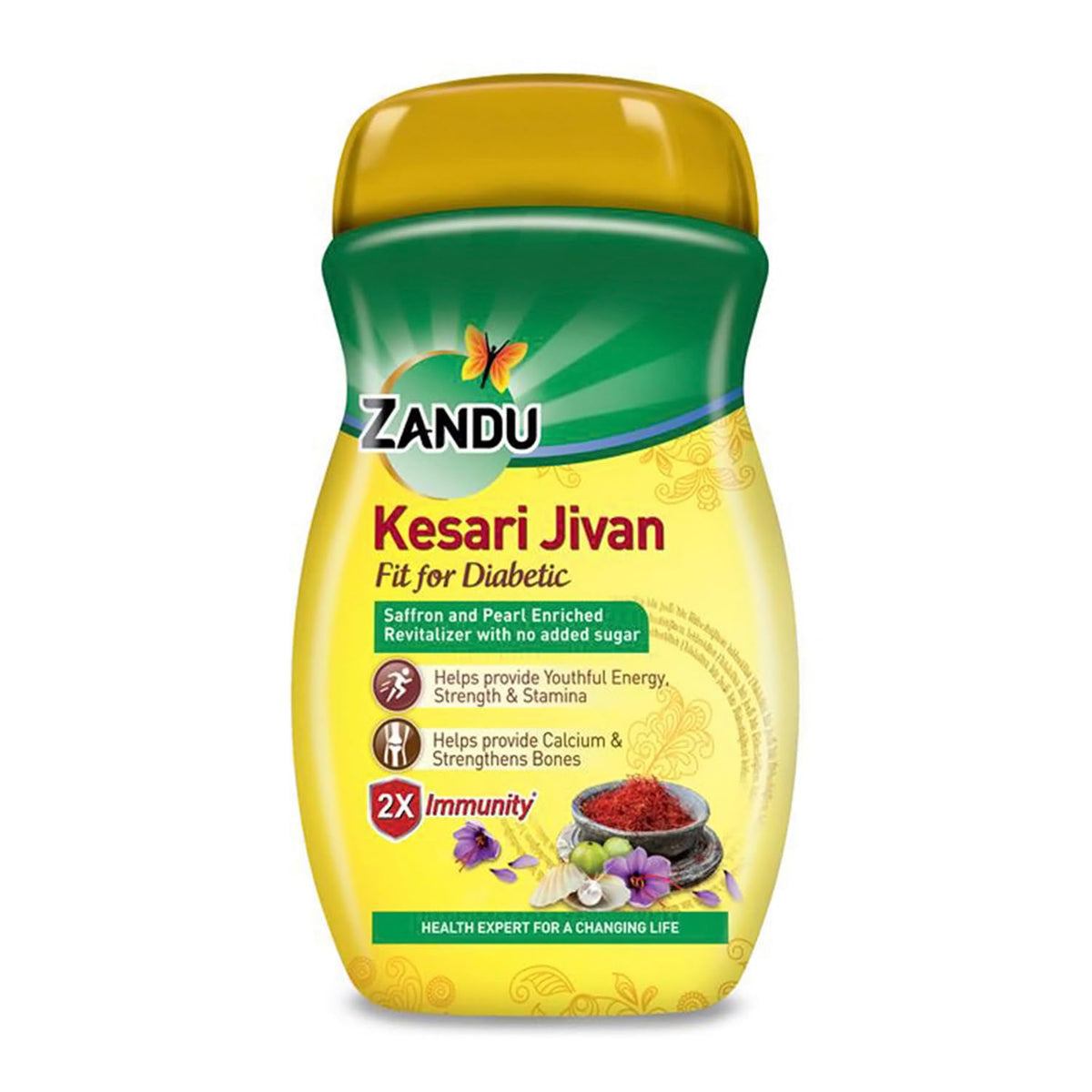 Zandu Kesari Jivan Sugar Free Chyawanprash - 450g