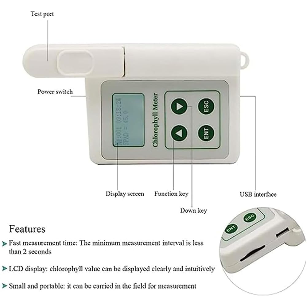 Mavdecll Portable Chlorophyll Meter Handheld Analyzer - 1 Unit - image 3