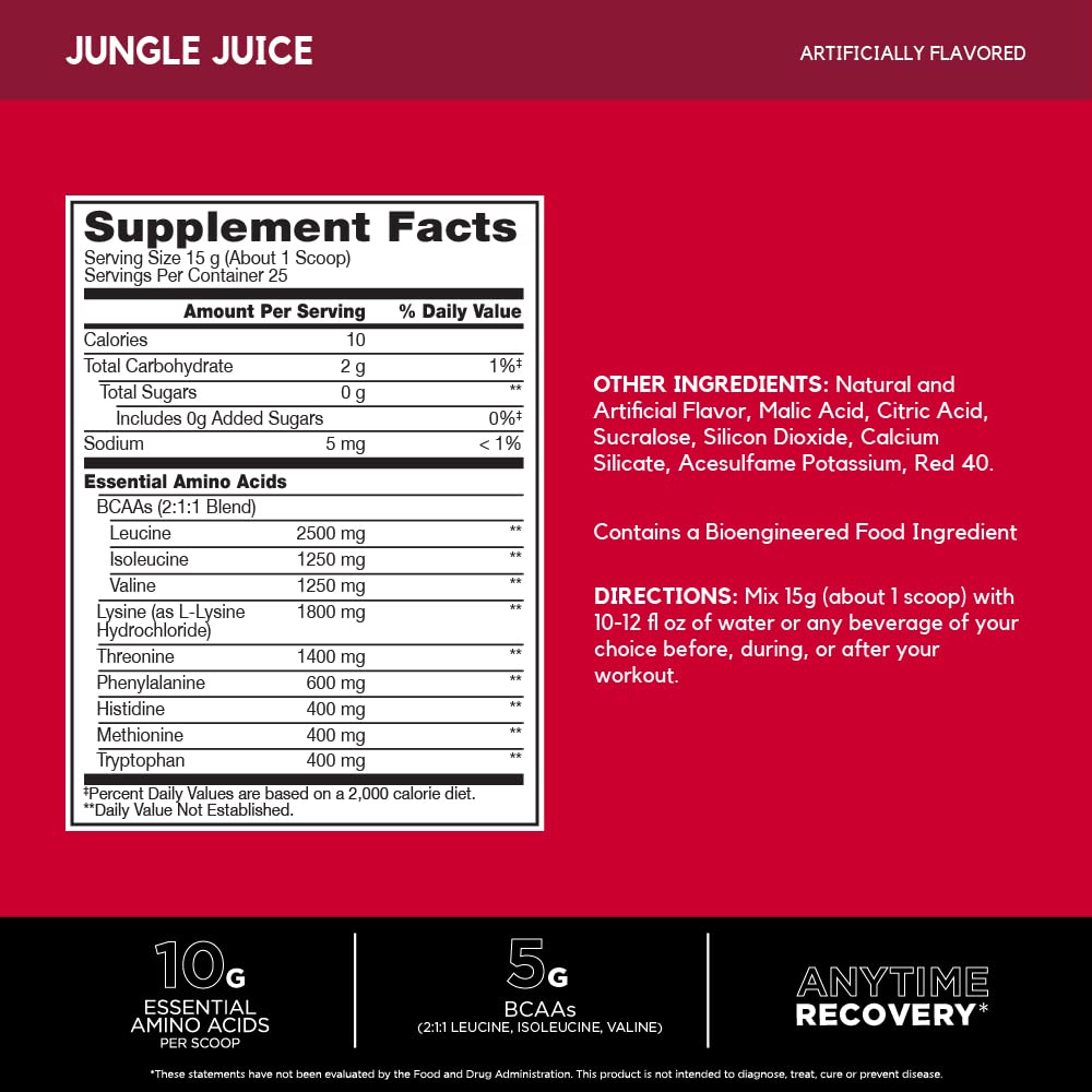 BSN Amino X EAAs, Muscle Recovery & Endurance