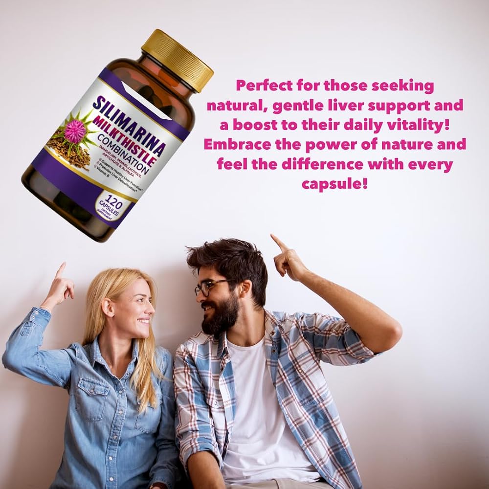 Generic Silimarina Milk Thistle Combination Herbal Supplement - 240 Capsules - image 4
