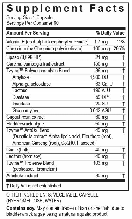 Transformation Enzymes Lypo Enzyme Supplement - 60 Capsules - image 4