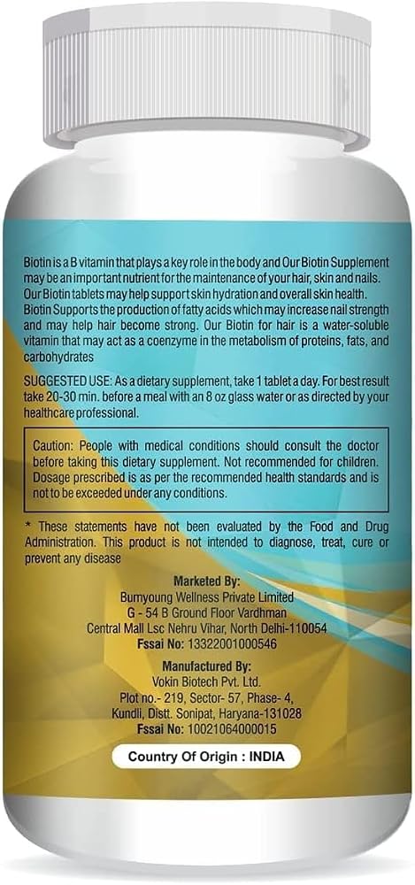 METROL Goldy Biotin 30mcg for Hair Growth - 90 Tablets - image 2