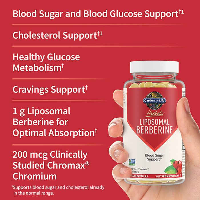 Garden of Life Liposomal Berberine with Chromium - 30 Servings - image 3