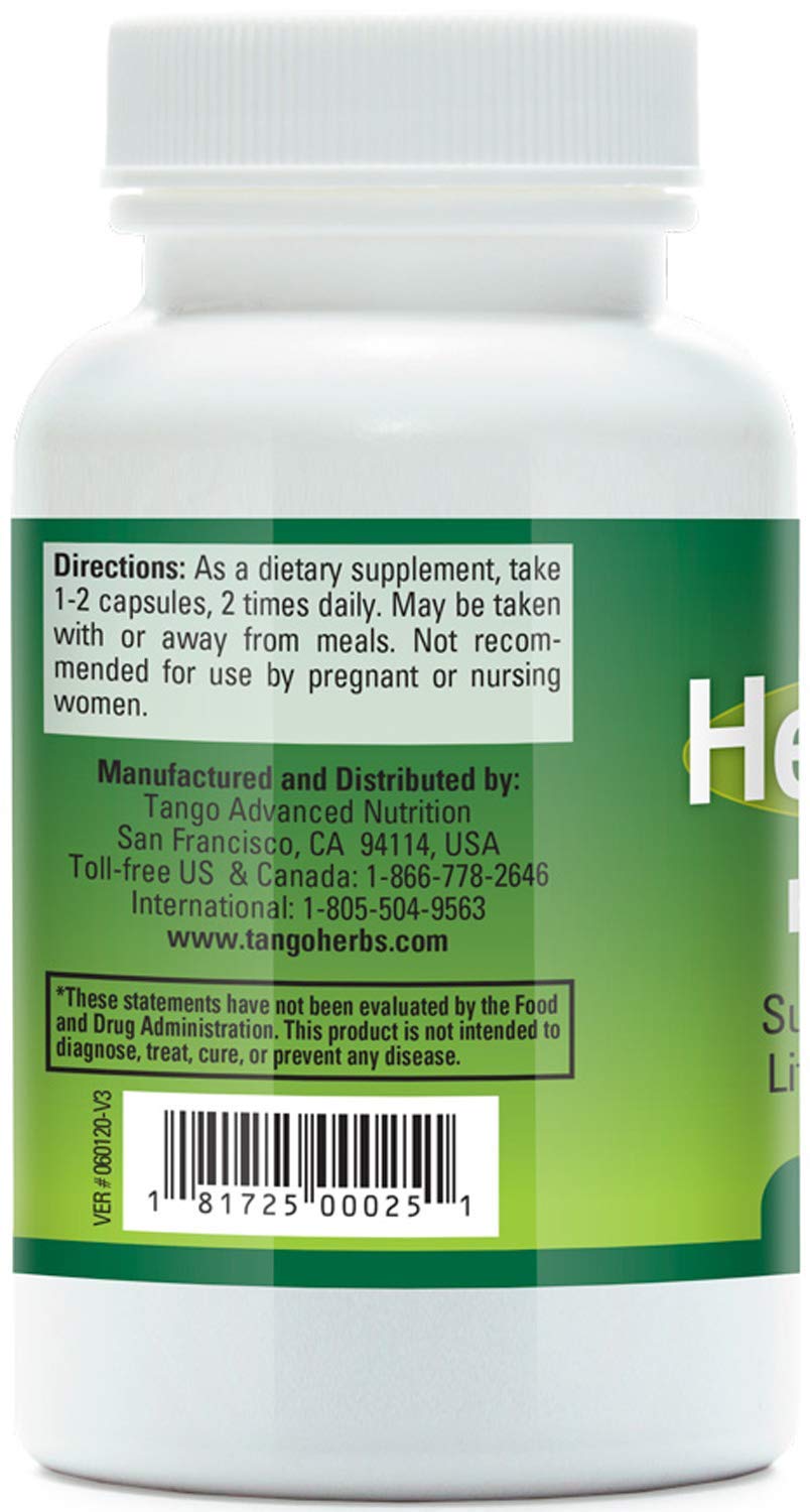 Tango Herbal Boost Natural Recovery Supplement - 60 Vegetarian Capsules - image 3