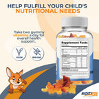 MIGHTY FOX VITAMINS Multivitamin Gummies for Kids Immune Support