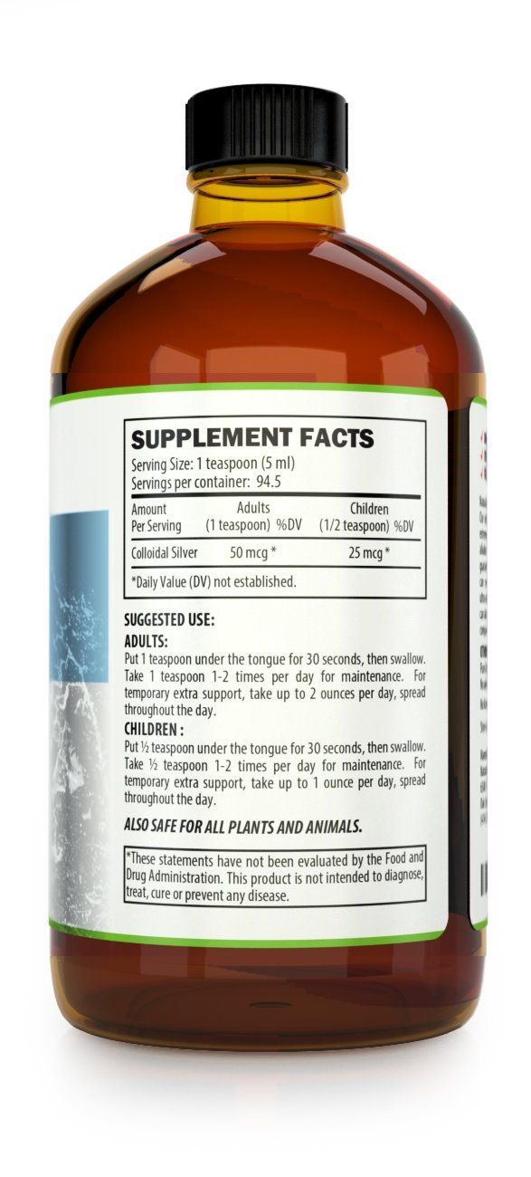 Naturally Sourced Colloidal Silver