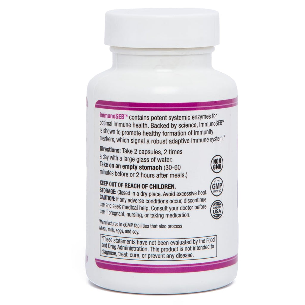 AST Enzymes ImmunoSEB Systemic Enzyme Blend - 60 Capsules - image 2