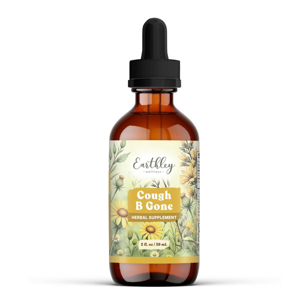 Earthley Wellness Cough-B-Gone Natural Herbal Cough Syrup - 2 oz