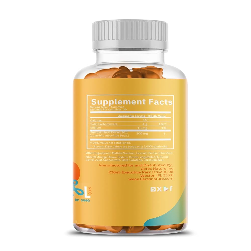 Ceres Nature Pumpkin Seed Oil Gummies 4000 mg - 60 Gummies - image 3