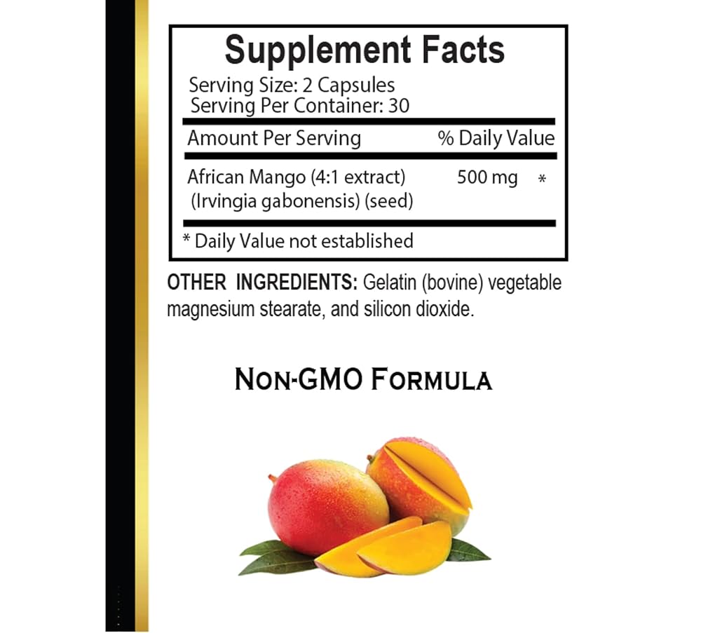 OLANTA TRADE SOLUTION African Mango Extract Supplement - 60 Capsules - image 5