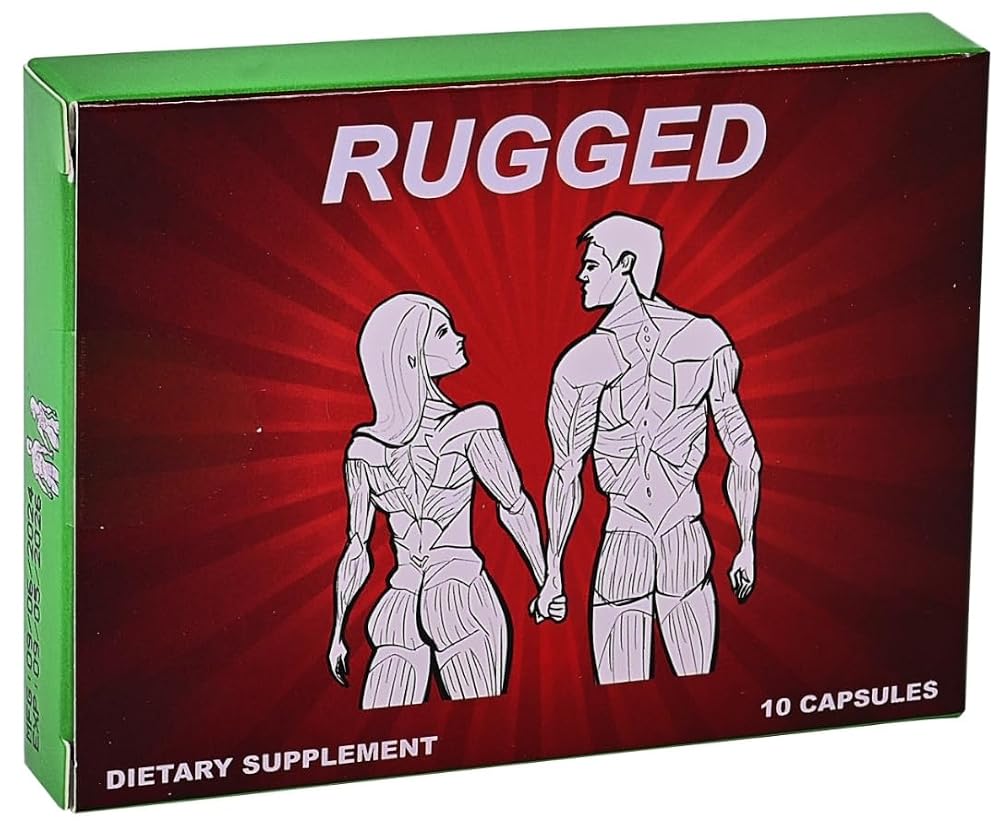 GLADTON Rugged Male Stamina & Performance Support - 10 Capsules