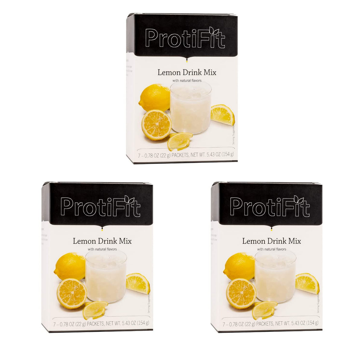 ProtiFit High Protein Lemon Fruit Drink Powder - 3 Pack