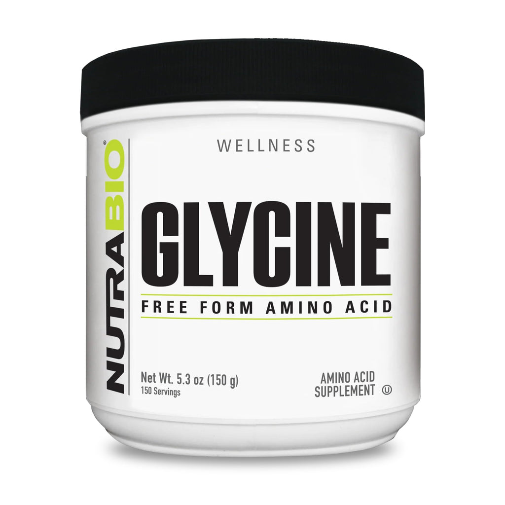 NutraBio Glycine Powder Amino Acid Supplement - 150g