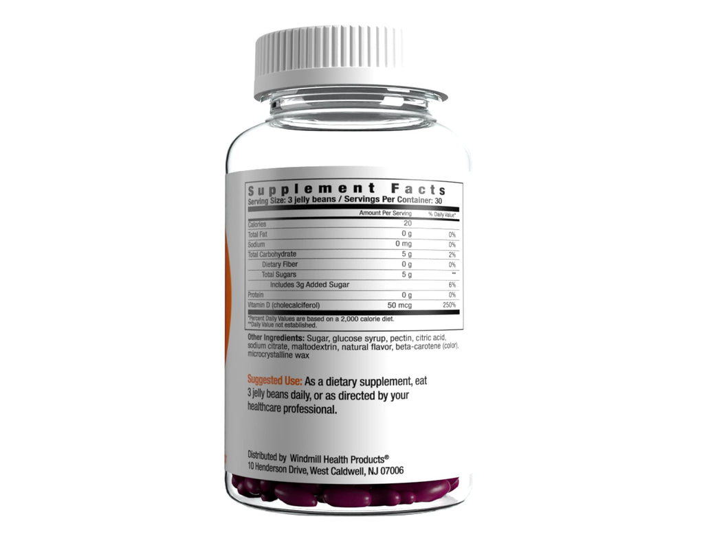 VitaDrops Vitamin D Jelly Beans Immune Support - 90 Jelly Beans - image 2