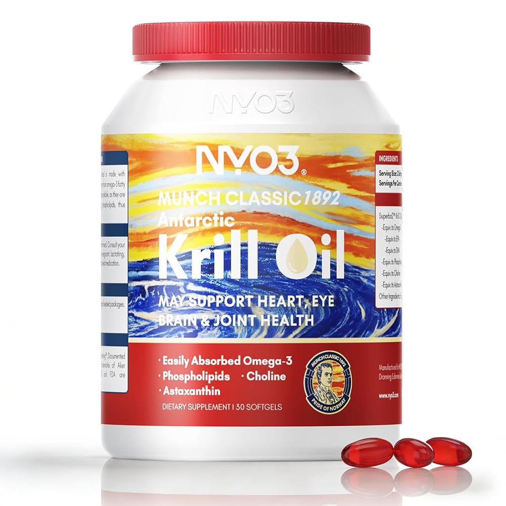 NYO3 Krill Oil Omega 3 Supplement