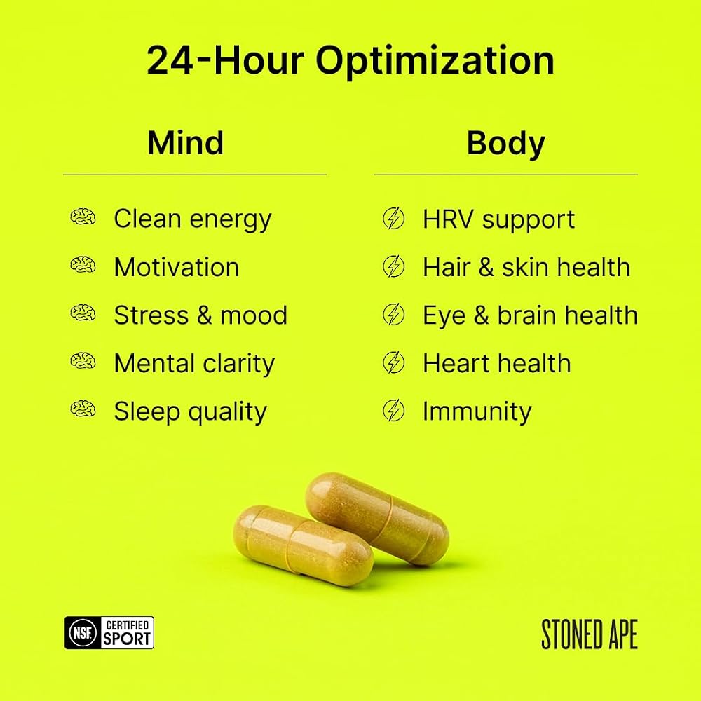 Stoned Ape Nootropack Complete AM/PM Nootropic Stack - 180 Capsules - image 5