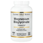 California Gold Nutrition Magnesium Bisglycinate - 240 Vegetarian Capsules