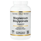 California Gold Nutrition Magnesium Bisglycinate - 240 Vegetarian Capsules