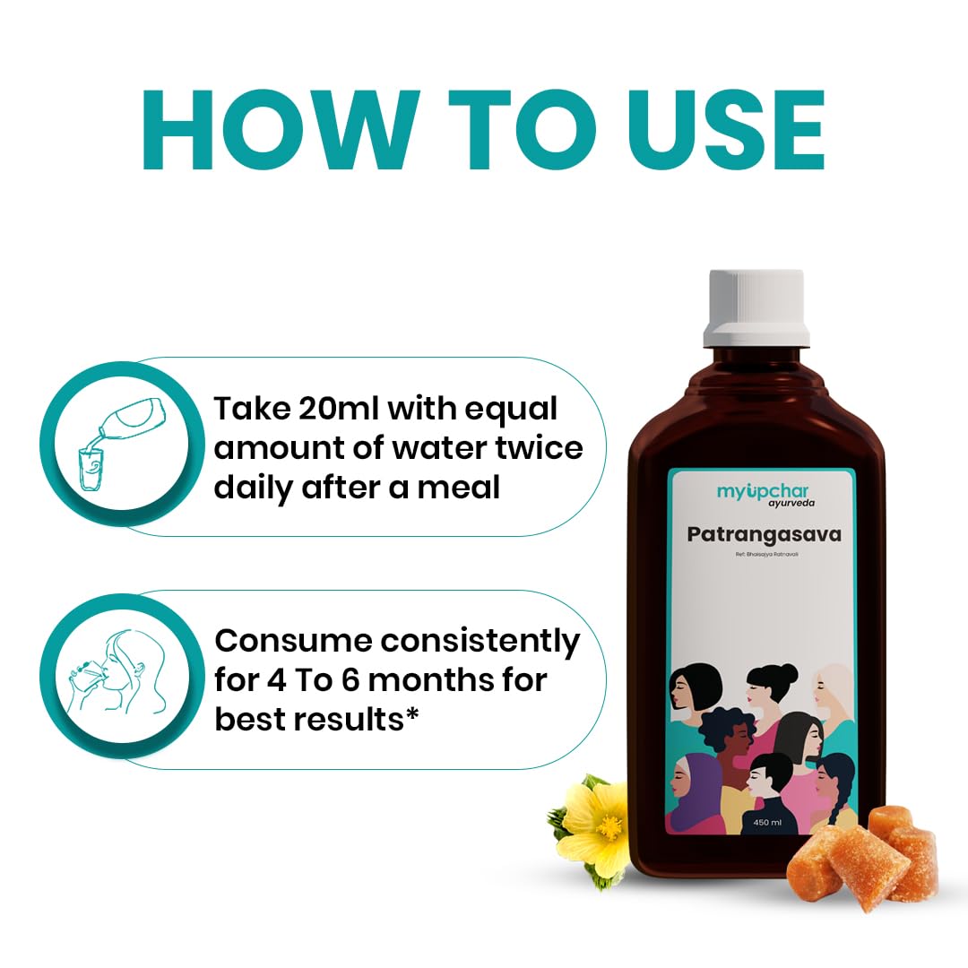 myUpchar Ayurveda Patrangasava Tonic - 450ml - image 5
