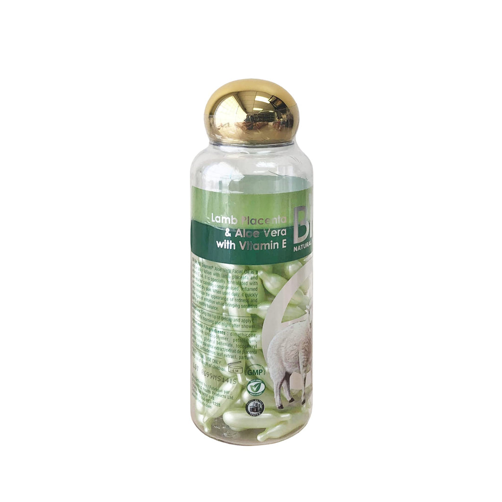 Bill Natural Sources Lamb Placenta with Aloe Vera & Vitamin E - 100 Gel Caps - image 2